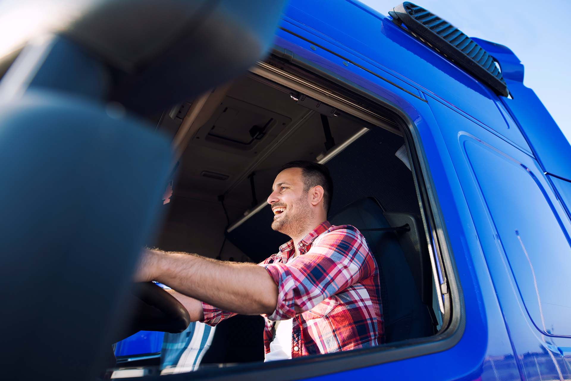 Truck Driver Smiling